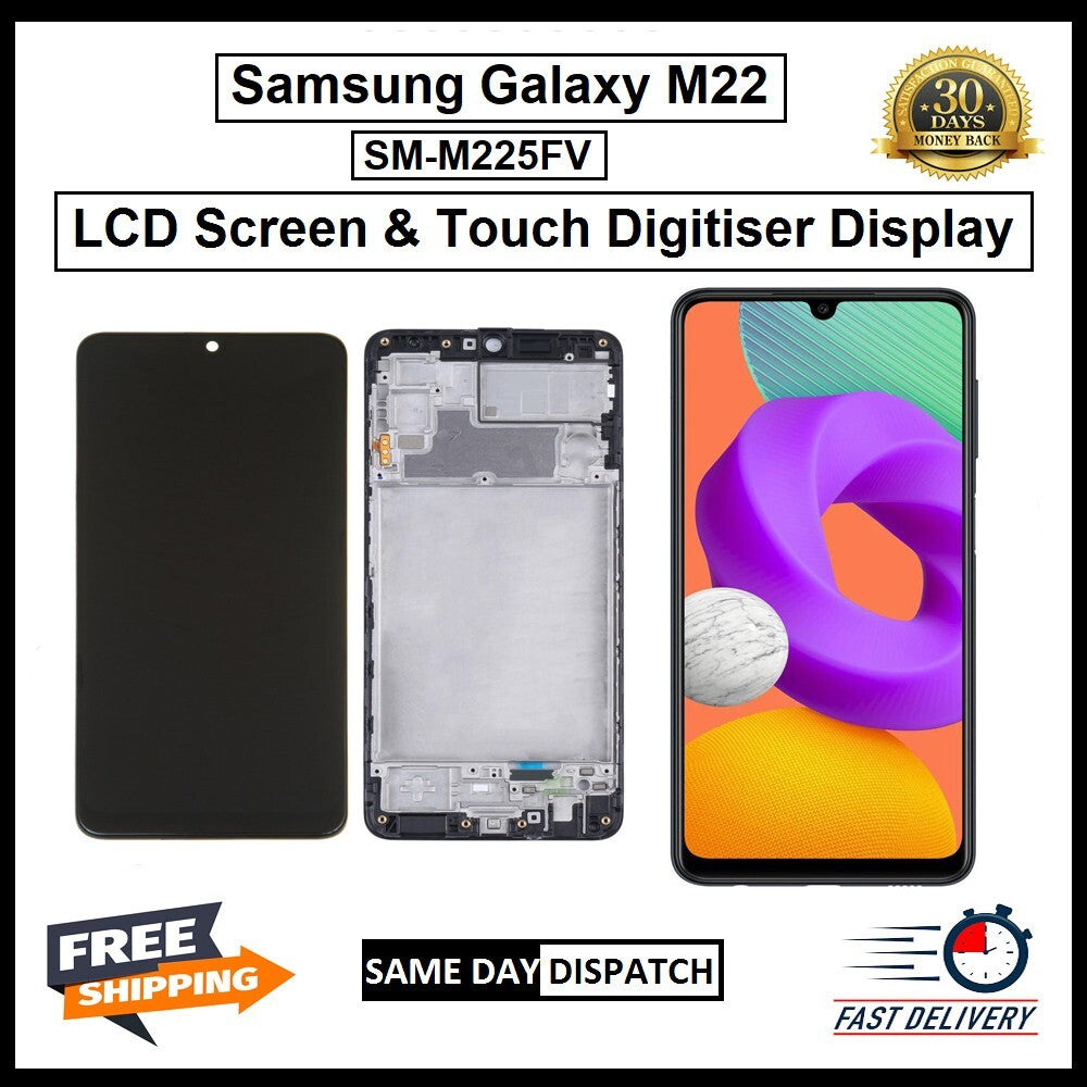 For Samsung Galaxy M22 / SM-M225F Display Screen Replacement LCD