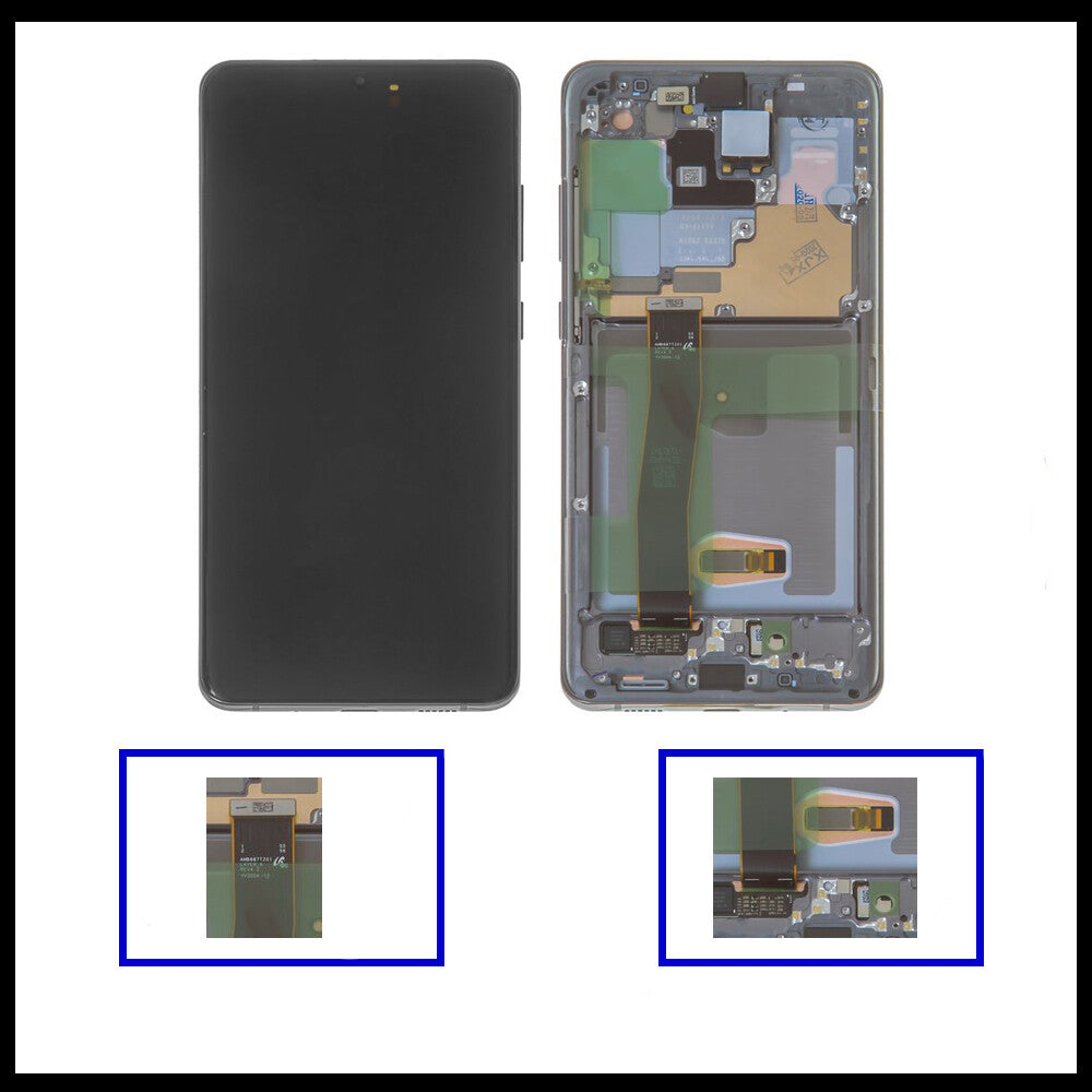 For Samsung Galaxy S20 Ultra 5G / SM-G985F Grey Screen Touch Replacement LCD