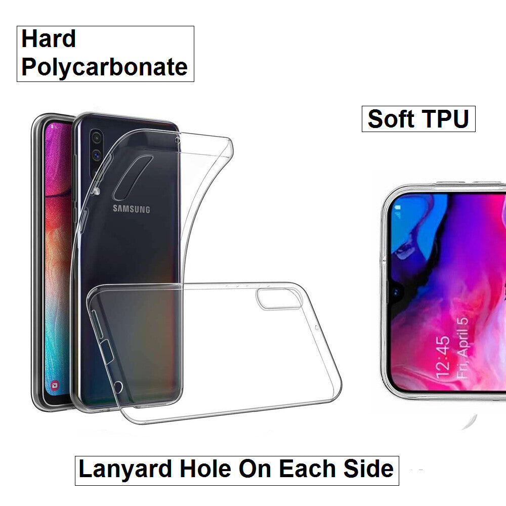 For Samsung Galaxy A70 Slim Clear Shockproof Gel Phone Cover