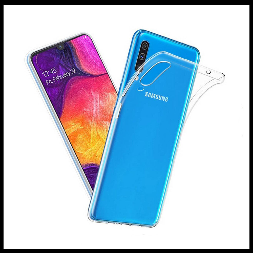 For Samsung Galaxy A50 Slim Clear Shockproof Gel Phone Cover