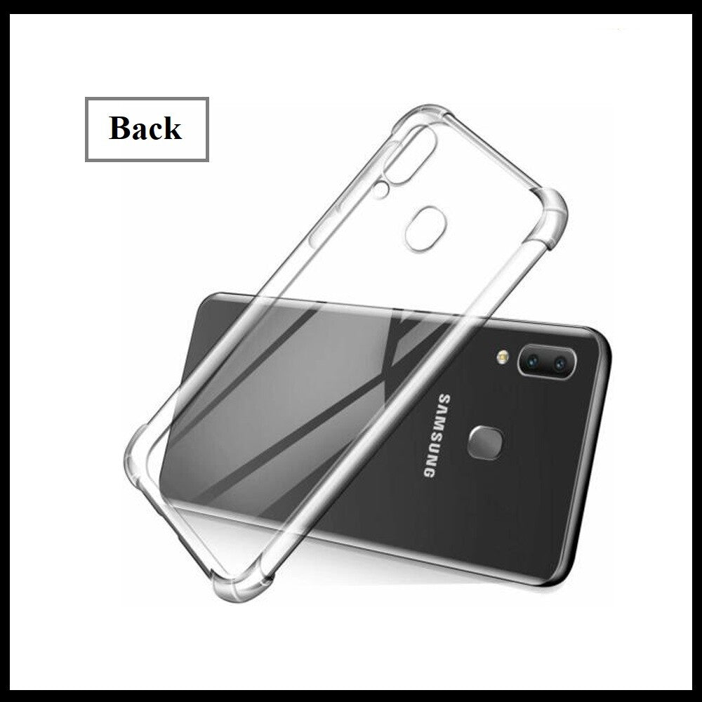 For Samsung Galaxy A20 / A30 Slim Clear Shockproof Gel Cover