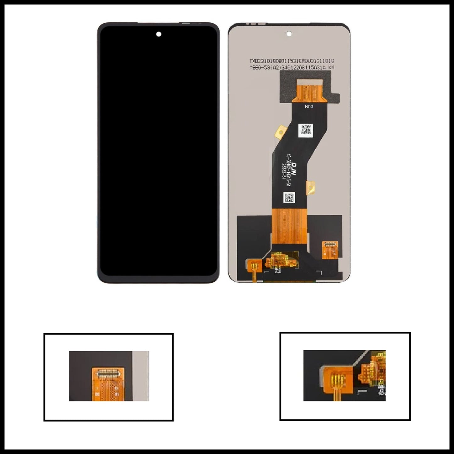 For Infinix Smart 8 Plus / X6526 LCD Display screen Touch Digitizer Replacement