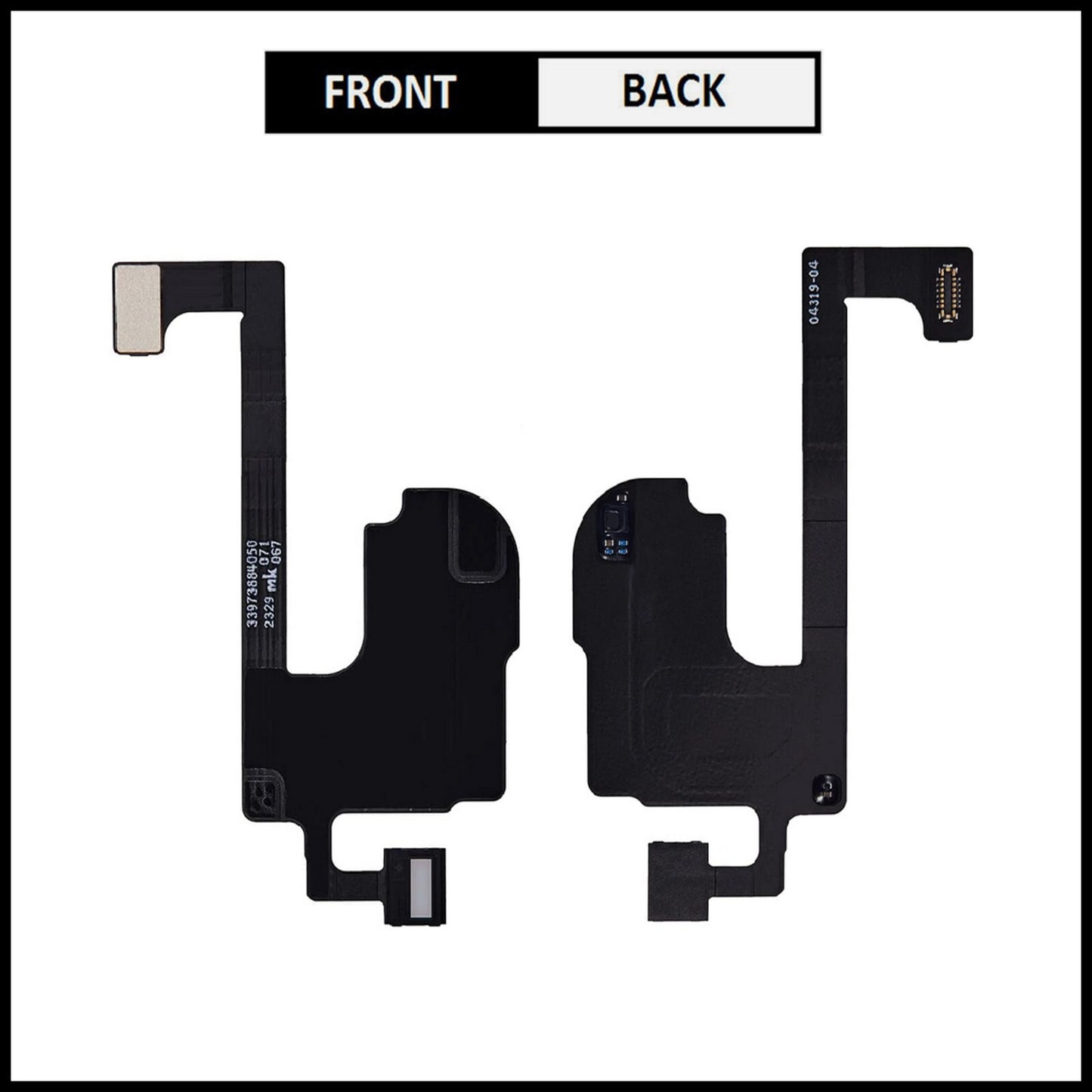 For iPhone 15 Ear Speaker Sensor With Proximity Mic Earpiece Sensor Flex