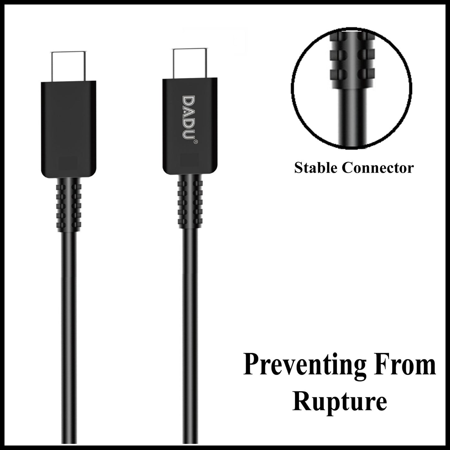For Dadu Fast PD Type-C to Type-C Charging Cable-1M