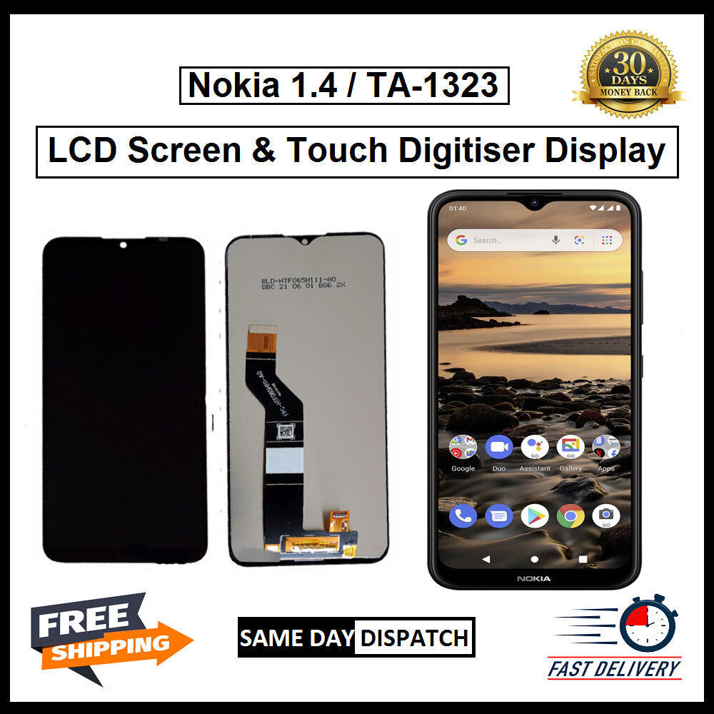 For Nokia 1.4 / TA-1323 LCD Screen Display Touch Digitizer Replacement Assembly
