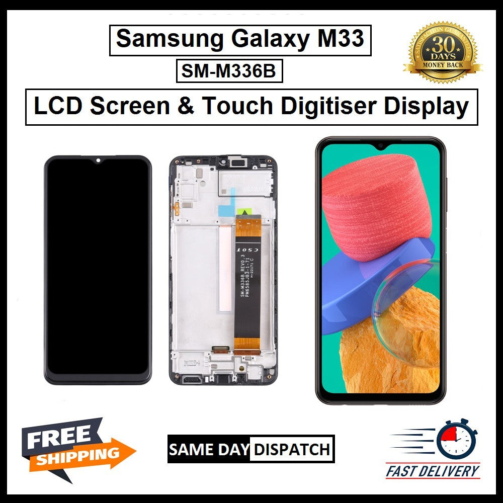 For Samsung Galaxy M33 SM-M336B Display Screen Replacement LCD