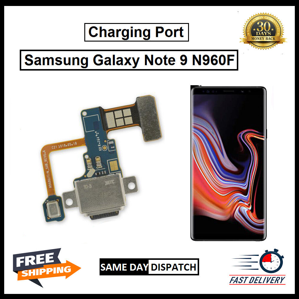 For Samsung Galaxy Note 9 N960F Charging Port Replacement With USB &Microphone
