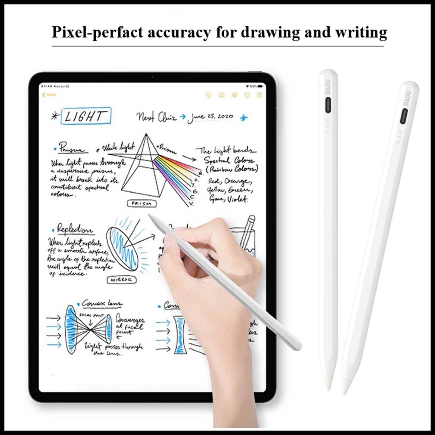 For Dadu Active Capacitive Stylus Pen- Rechargeable, Magnetic, For iPad/Tablet