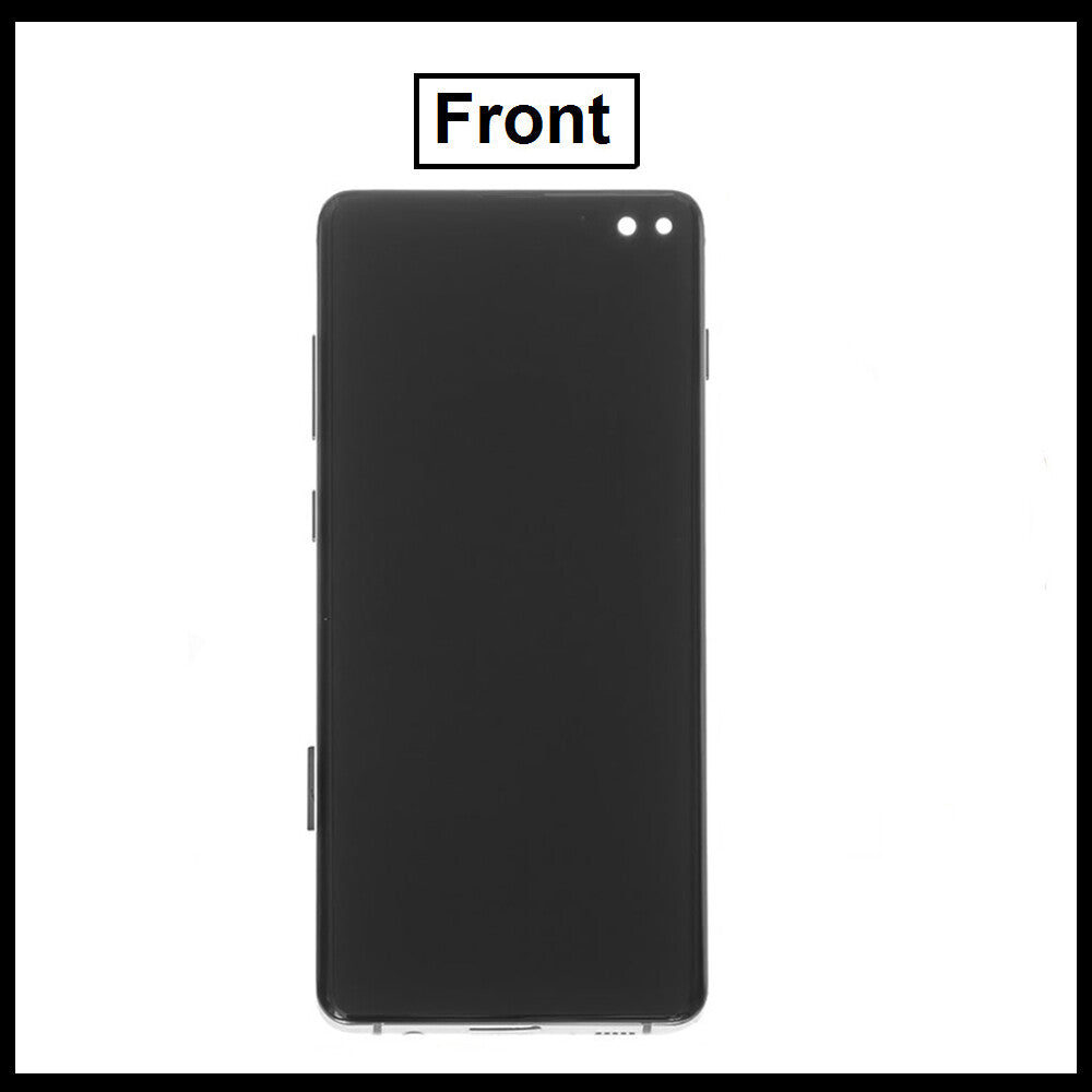 For Samsung Galaxy S10 Plus / SM-G975F Silver Display Screen Replacement LCD