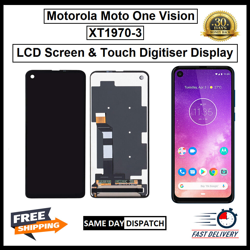 For Motorola Moto One Vision / XT 1970-3 Display Touch Digitizer Replacement LCD