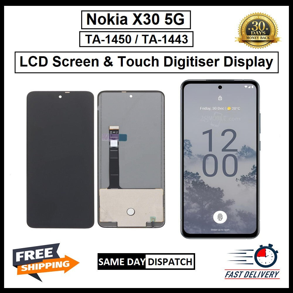 For Nokia X30 5G / TA-1450 / 43 LCD Screen Touch Digitizer Replacement display