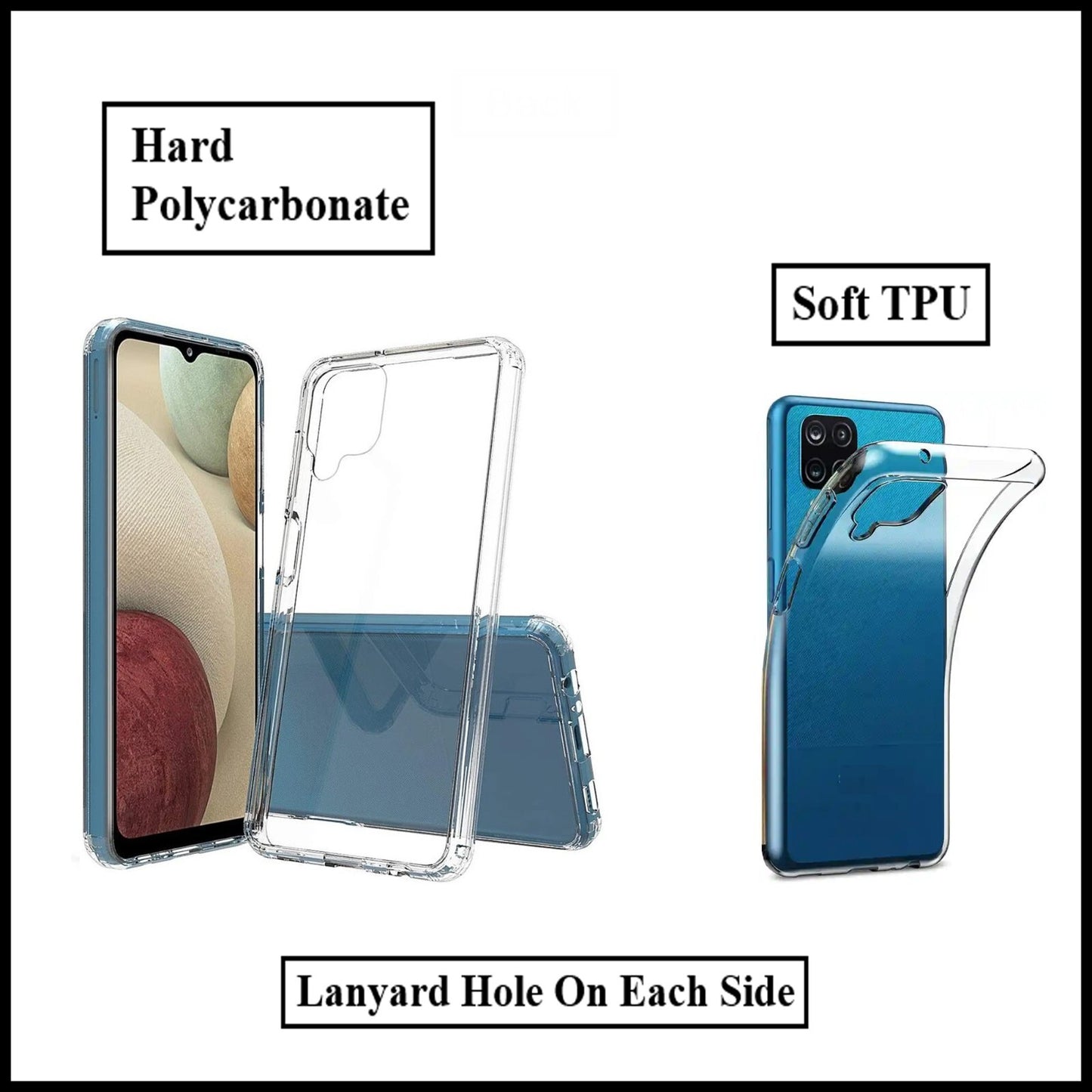 For Samsung Galaxy A22 4G Slim Clear Shockproof Gel Phone Cover