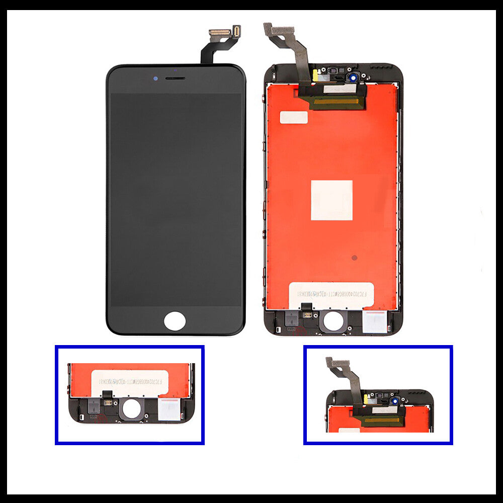 For iPhone 6S Black and White 3D Premium Version Replacement Digitizer Display