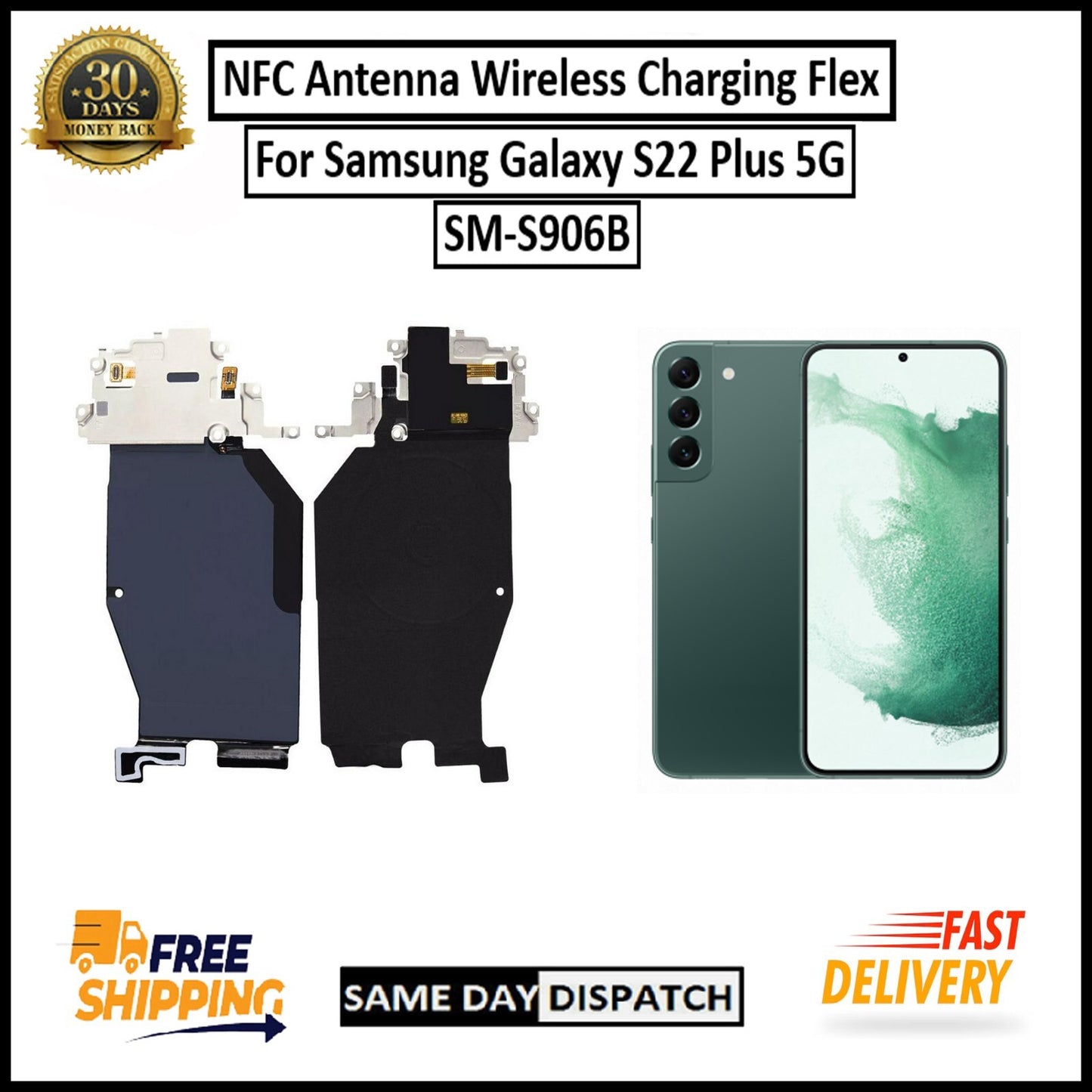 For Samsung Galaxy S22 Plus 5G Wireless Charging / NFC Coil Pad Flex Replacement