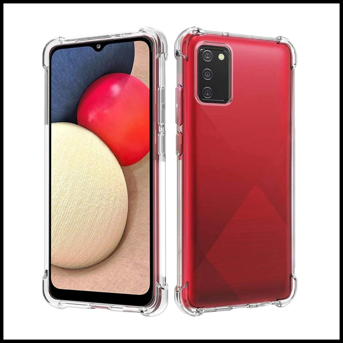 For Samsung Galaxy A02s King Kong Anti Burst & Silicon Shockproof Case Cover