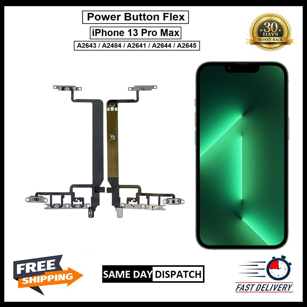 For iPhone 13 Pro Max Power Flex Cable & Volume Button Flex Replacement