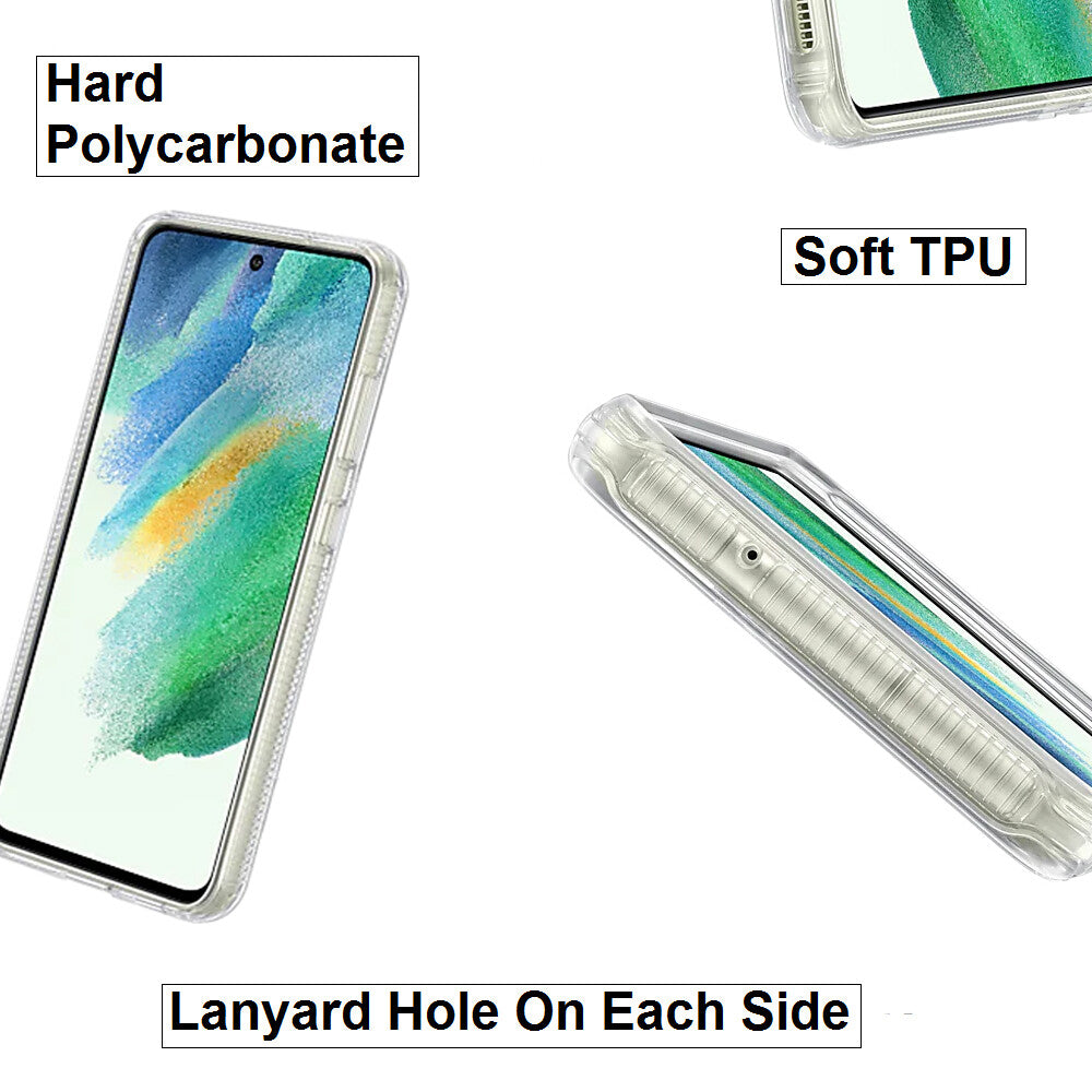 For Samsung Galaxy S21 FE 5G / SM-G990F Slim Clear Shockproof Gel Phone Cover
