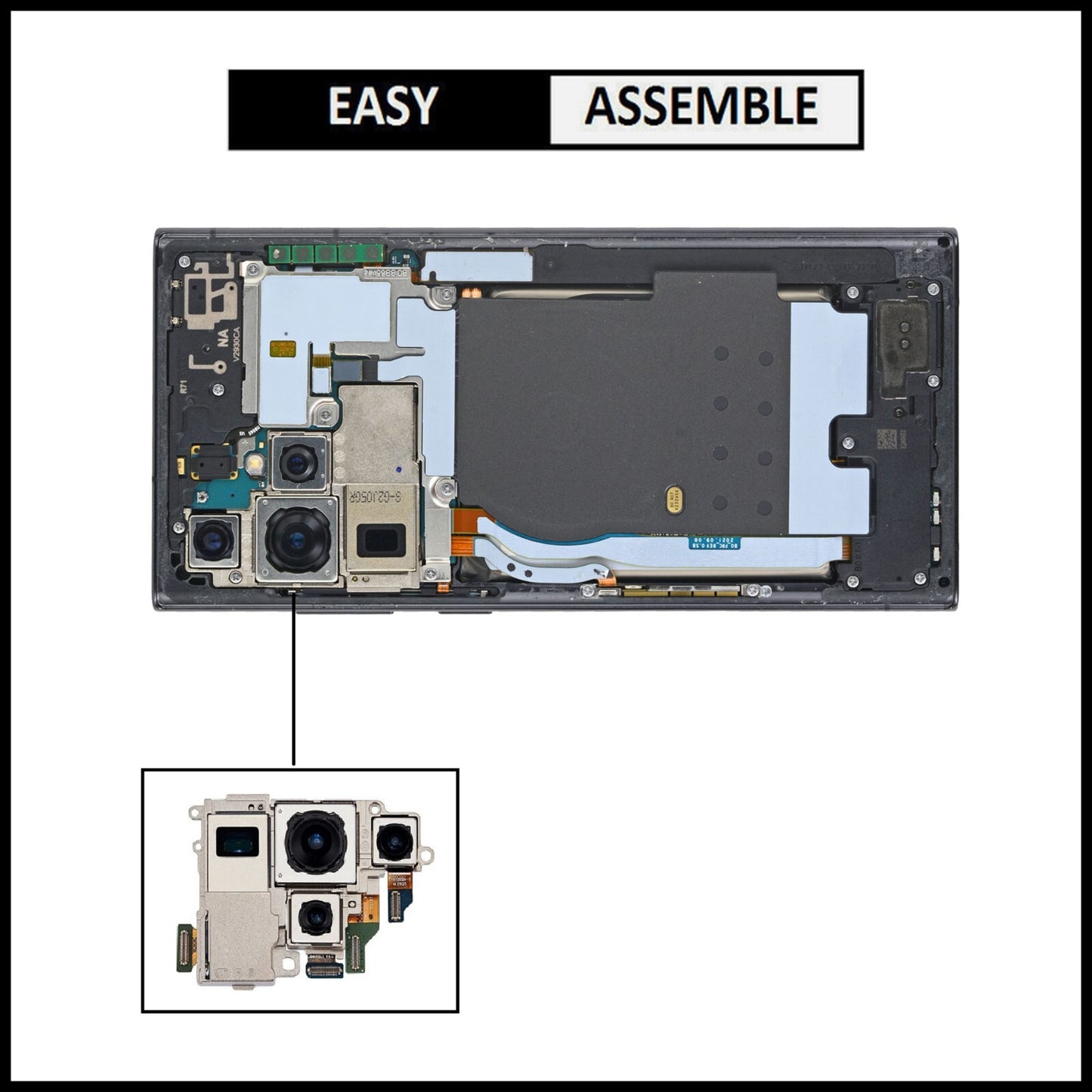 For Samsung Galaxy S23 Ultra 5G Genuine Rear (Back) Main Camera Replacement