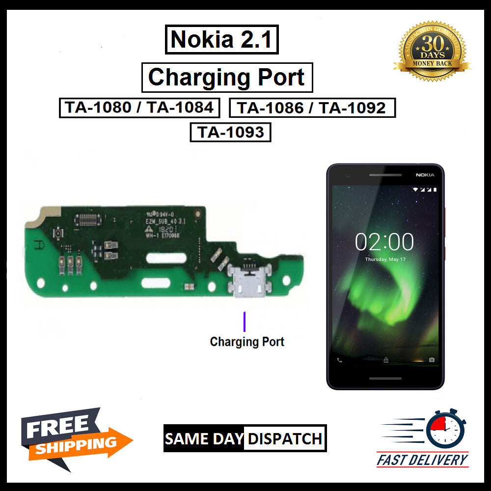 For Nokia 2.1 ( TA-1080 ) Micro Charging Port Board Connector Replacement