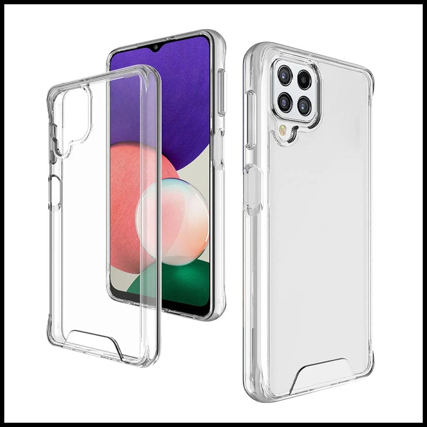 For Samsung Galaxy A22 4G Slim Clear Shockproof Gel Phone Cover