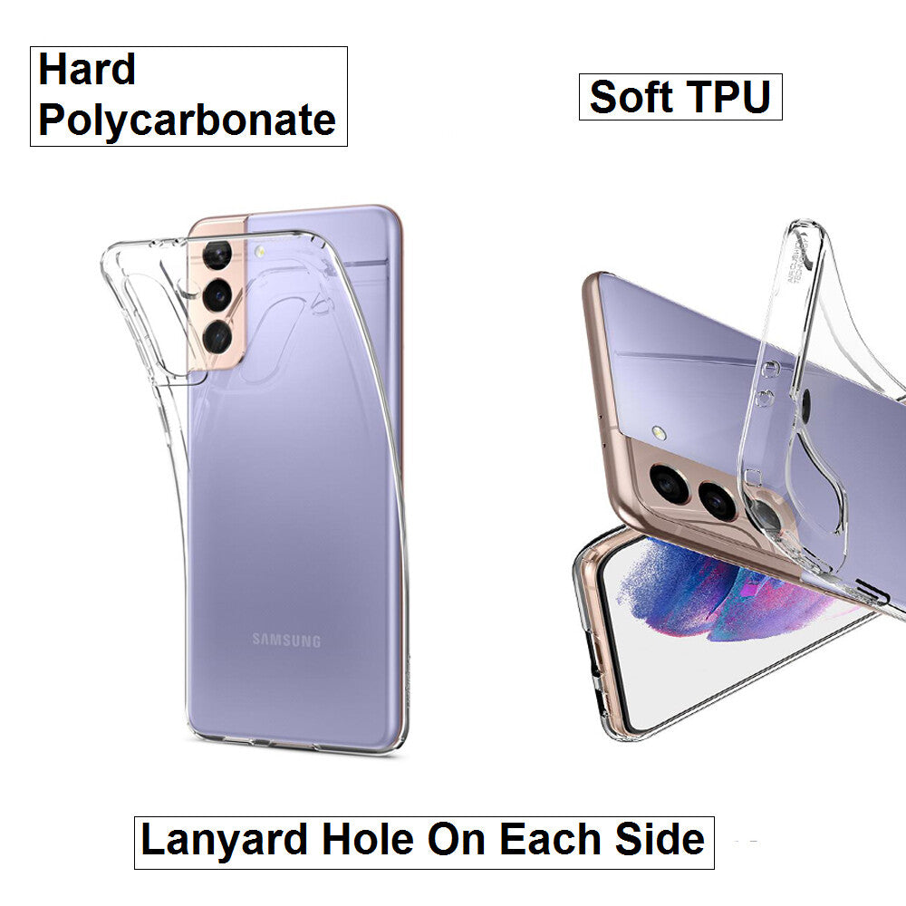For Samsung Galaxy S21 Plus 5G / SM-G996F Slim Clear Shockproof Gel Phone Cover
