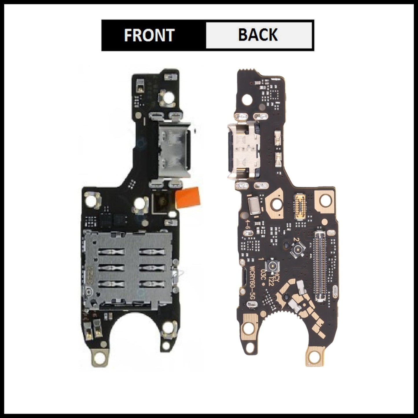 For Huawei Honor 60 Replacement Charging Port Board Flex Connector