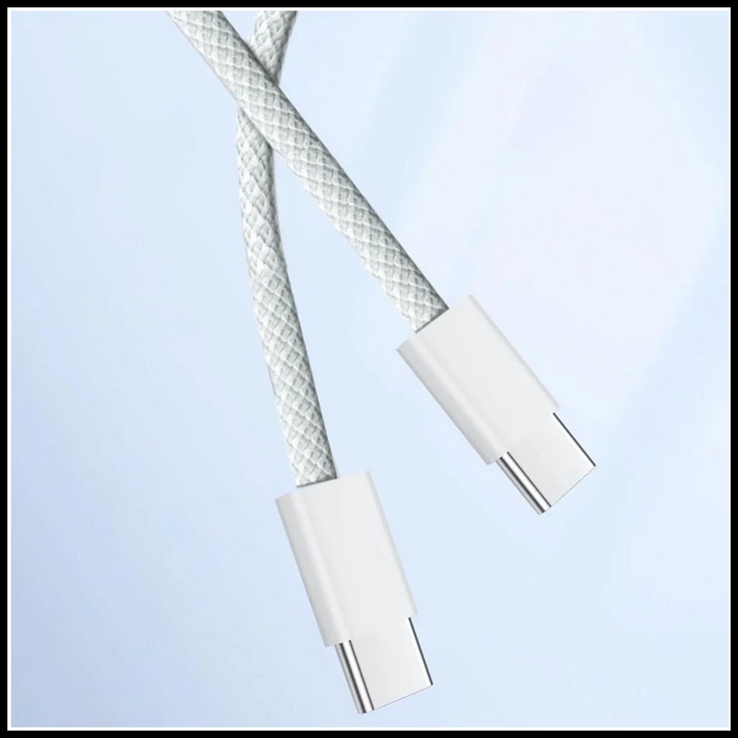 For Dadu 60W Type-C to Type-C PD Super Fast Nylon Braided Fast Charging Cable-1M