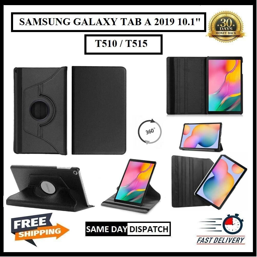 For Samsung Galaxy Tab A 2019 10.1" SM-T510 / T515 360° Rotating Stand Covers