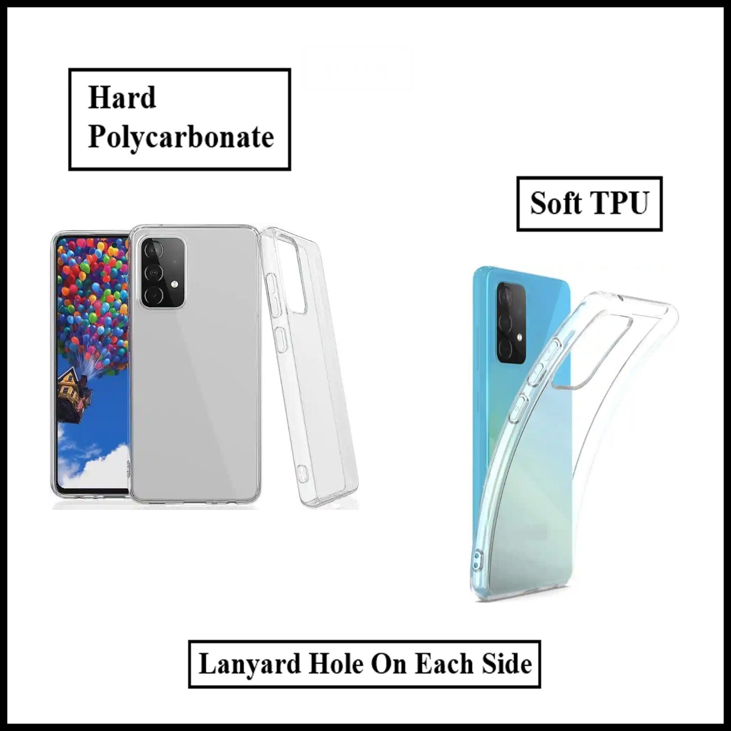 For Samsung Galaxy A52 Slim Clear Shockproof Gel Phone Cover