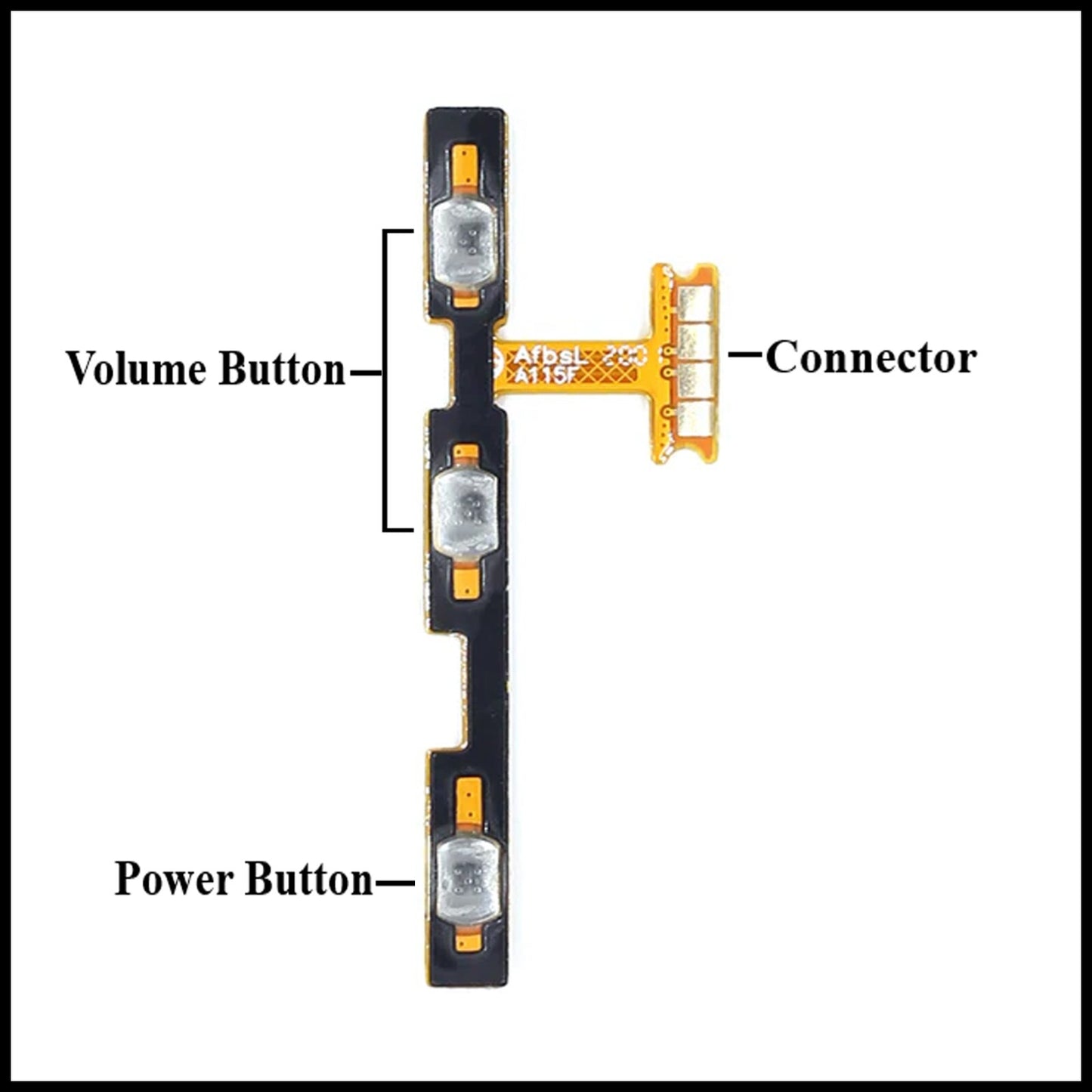 For Samsung Galaxy A11 A115F Power Flex Cable & Volume Button Flex Replacement