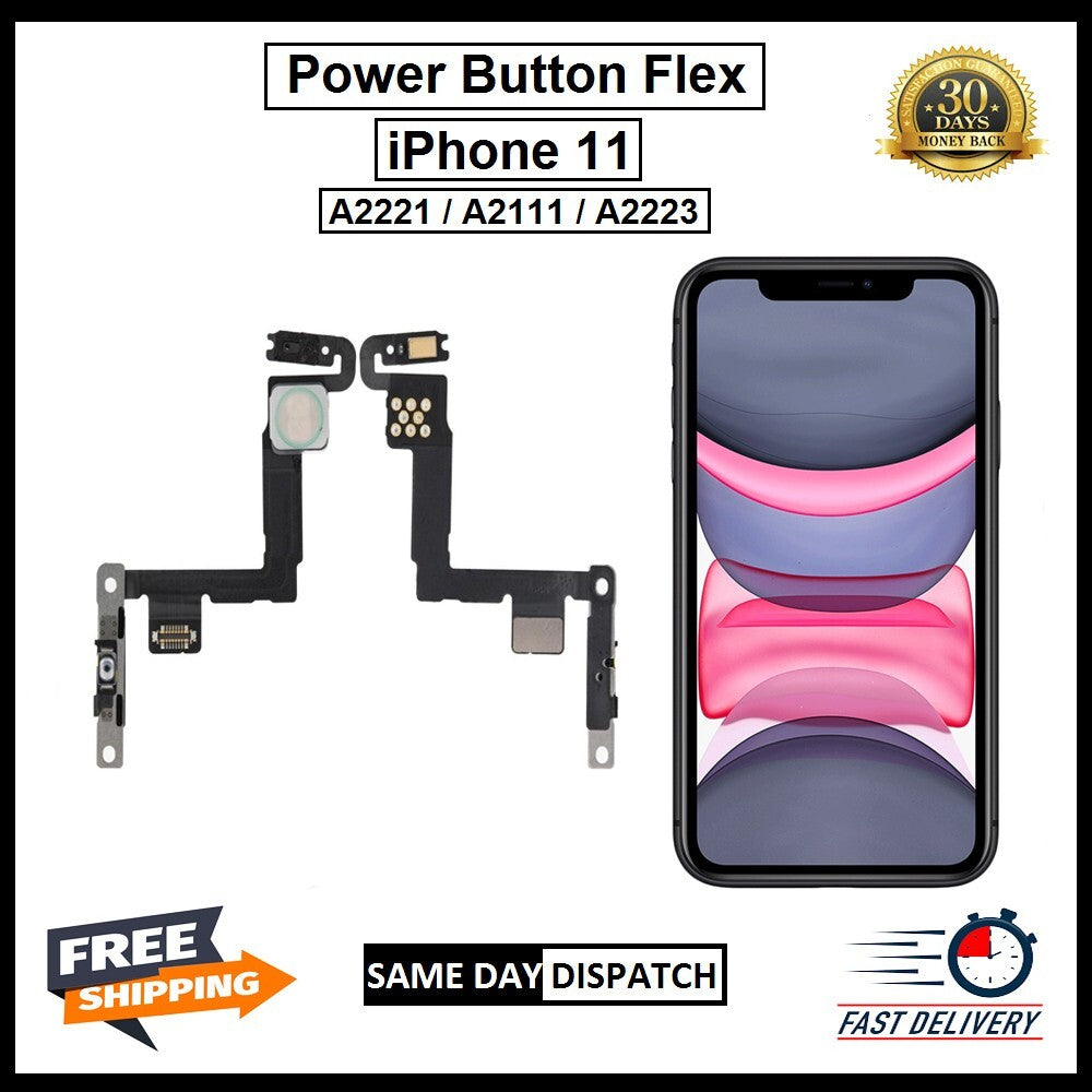 For iPhone 11 Power Flex Cable & Volume Button Flex Replacement