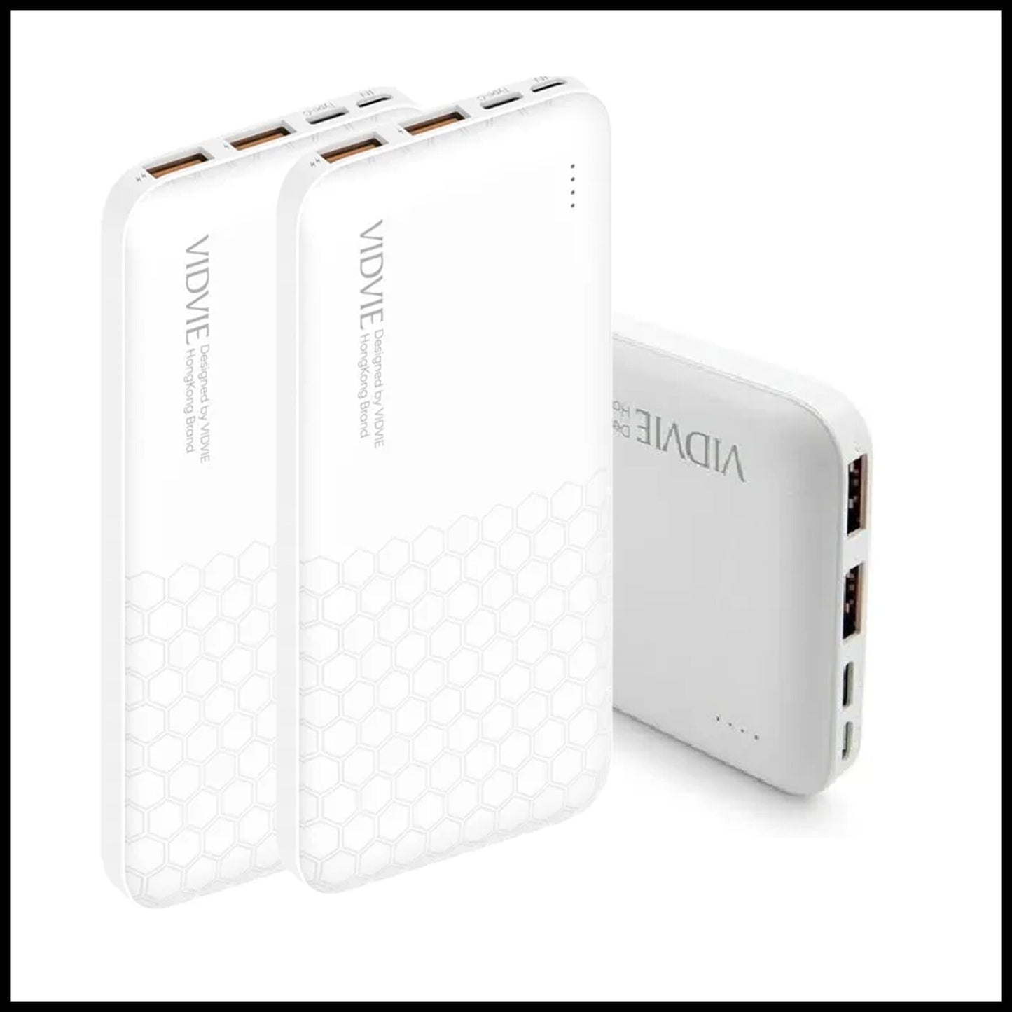 For Vidvie (PB772) 10000mAh LED Power Bank Fast Charging