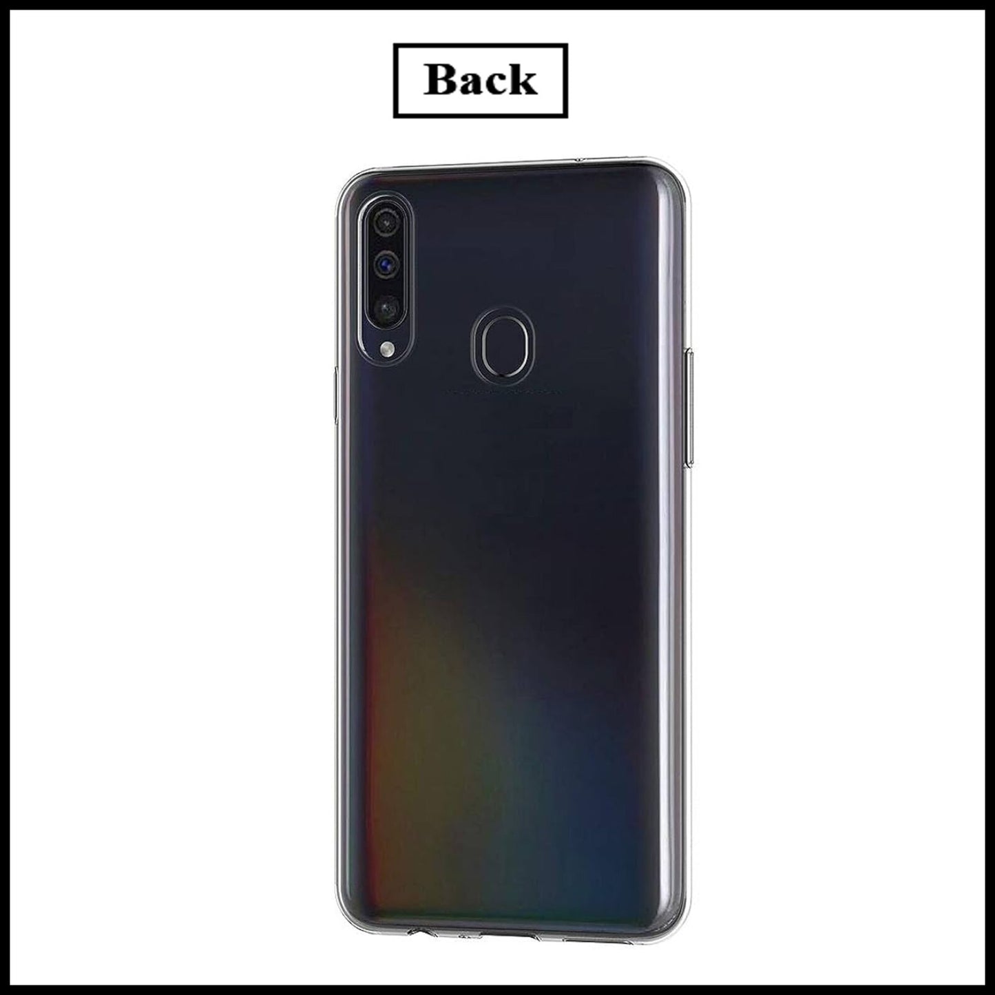 For Samsung Galaxy A20s Slim Clear Shockproof Gel Phone Cover