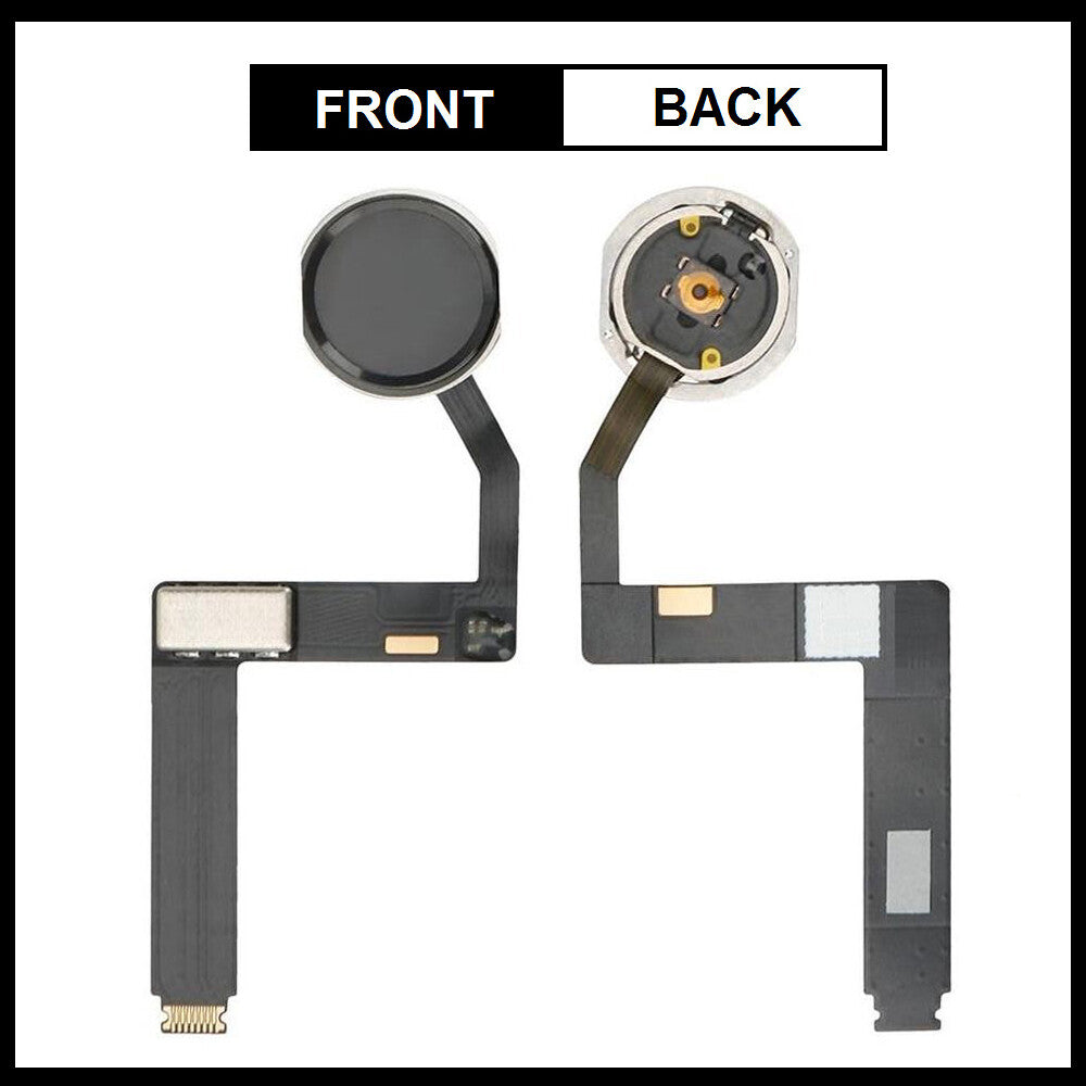 For iPad Pro 9.7 / A1673 / A1674 / A1675 Genuine Home Button Flex Black / White