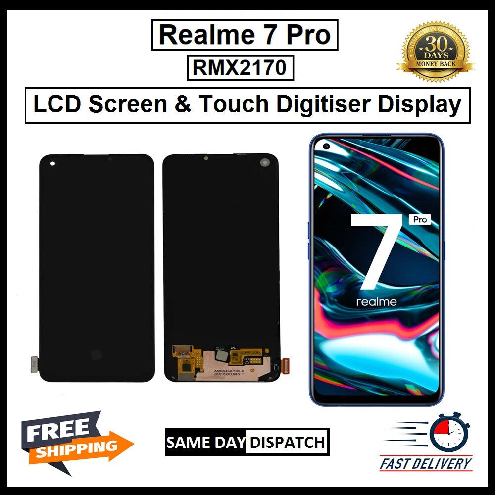 For Oppo REALME 7 Pro ( RMX2170) LCD Display Touch Screen Digitizer Replacement