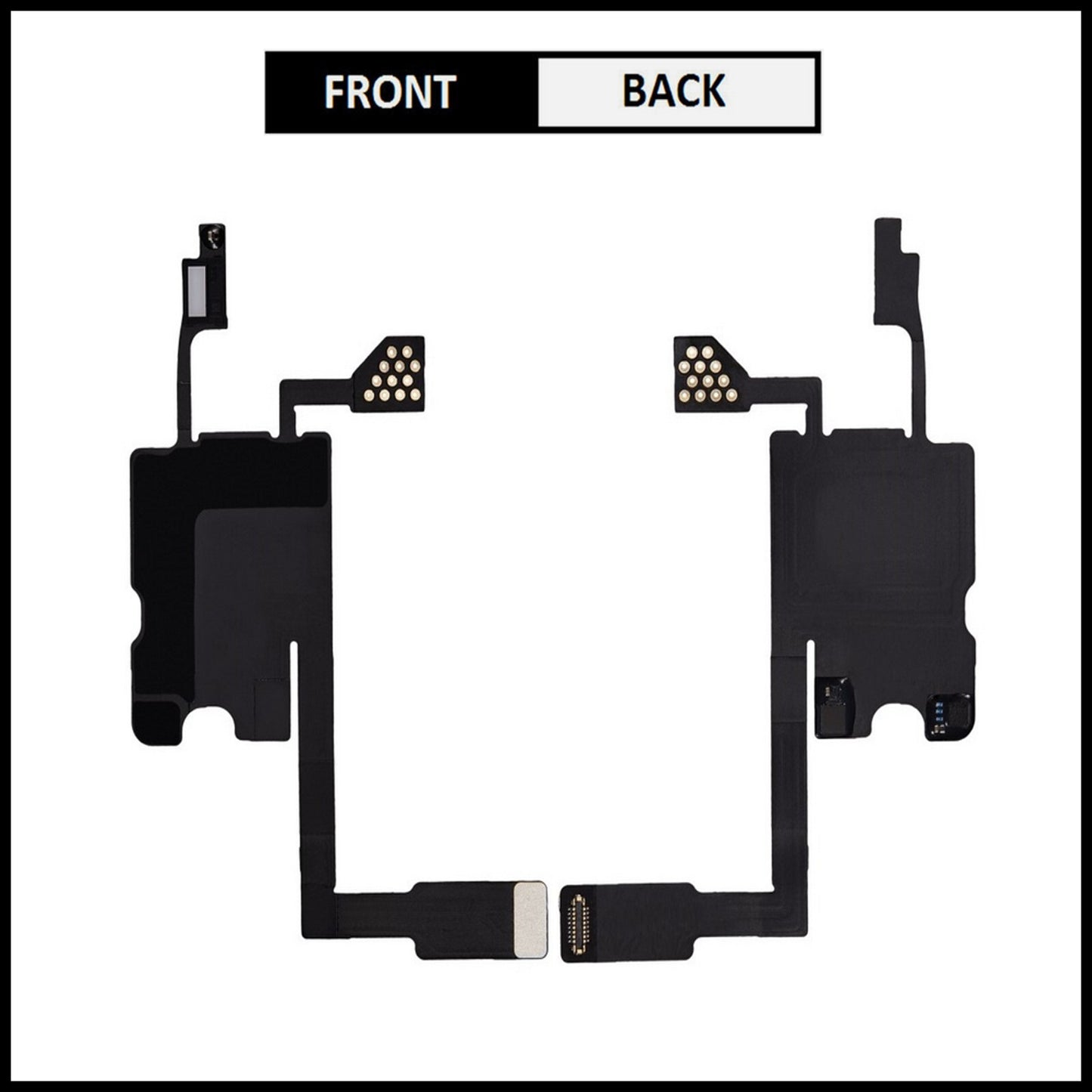 For iPhone 14 Pro Max Ear Speaker Sensor With Proximity Mic Earpiece Sensor Flex