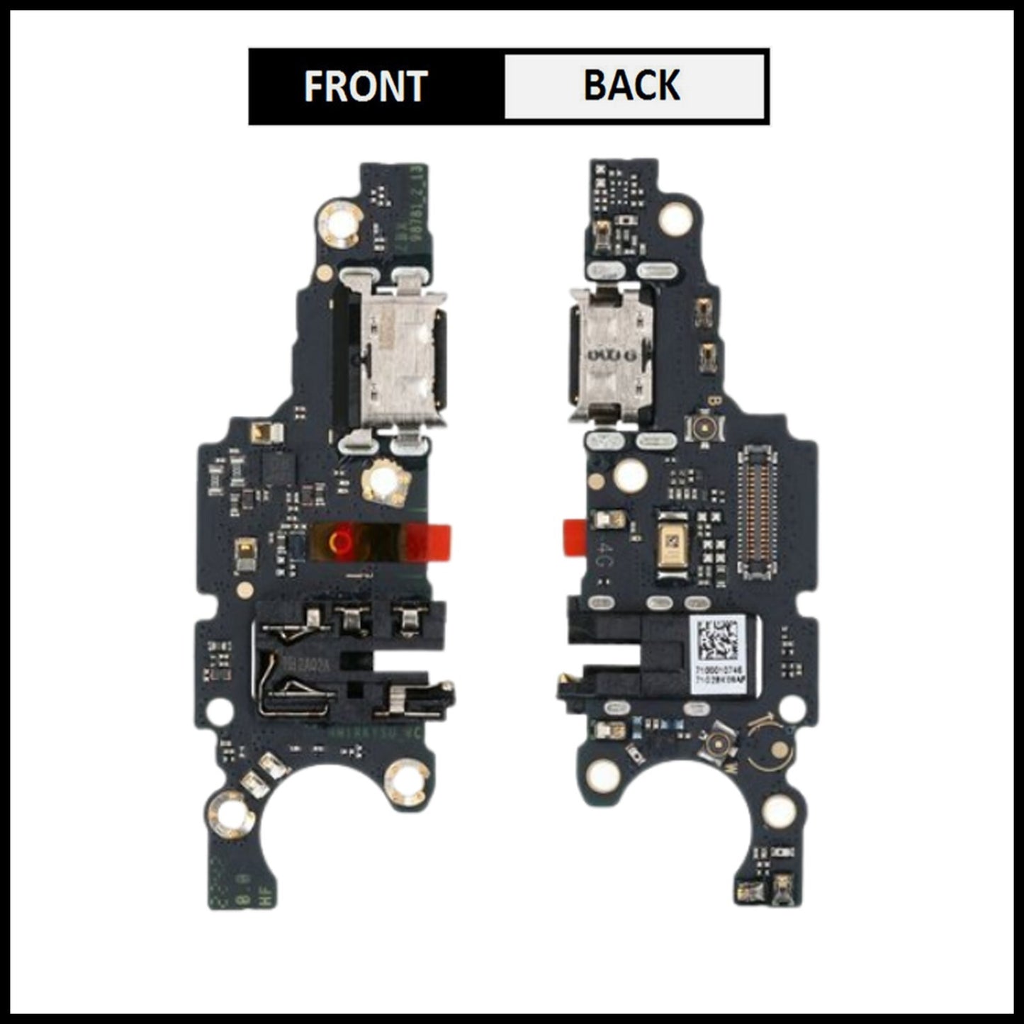 For Huawei Honor X7a Replacement Charging Port Board Flex Connector