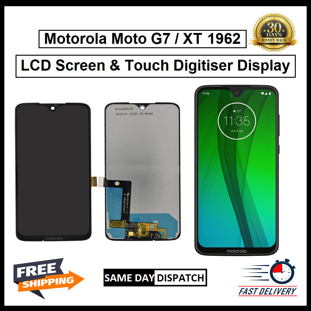 For Motorala Moto G7 / XT1962 Display Screen Touch Digitizer Replacement LCD