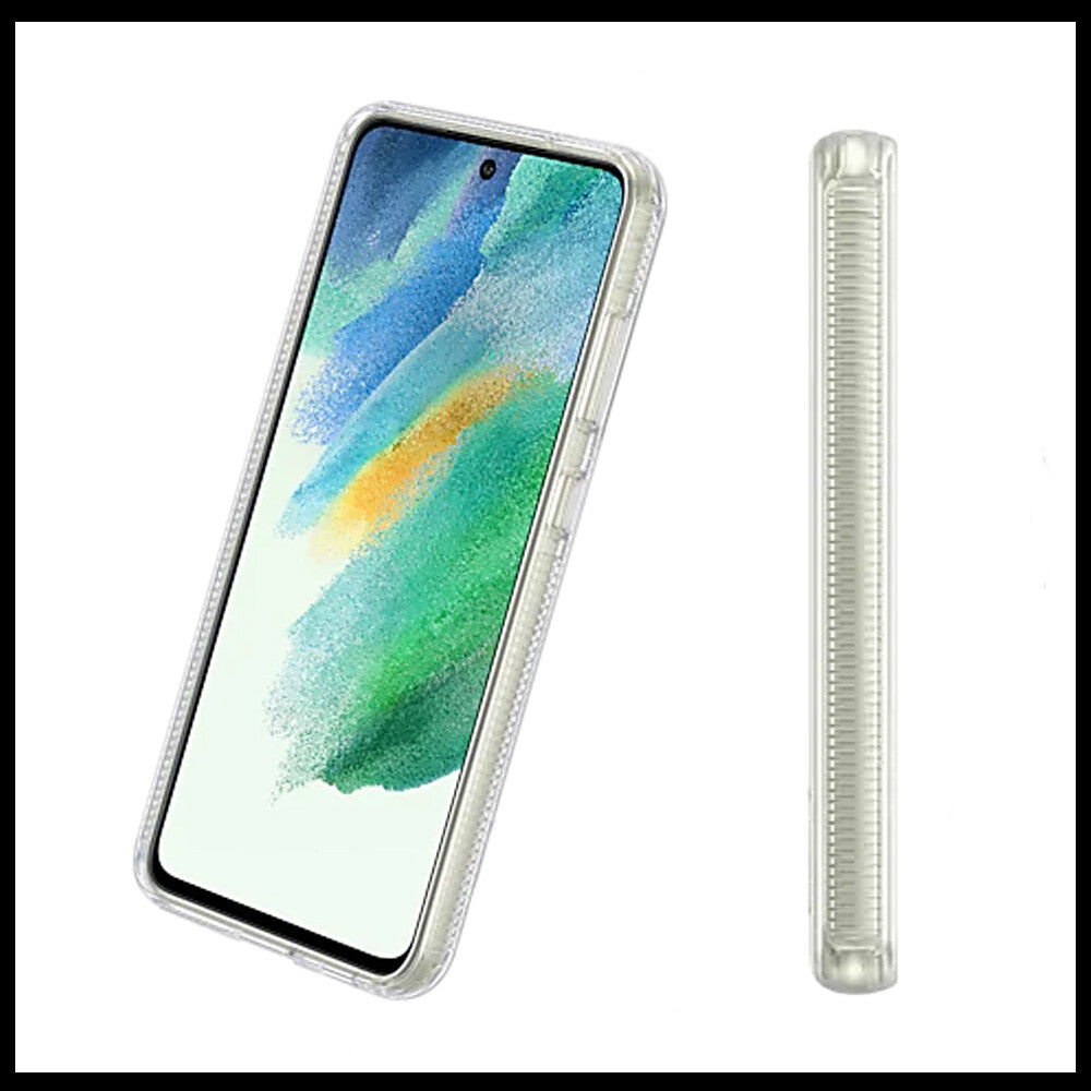 For Samsung Galaxy S21 FE 5G / SM-G990F Slim Clear Shockproof Gel Phone Cover