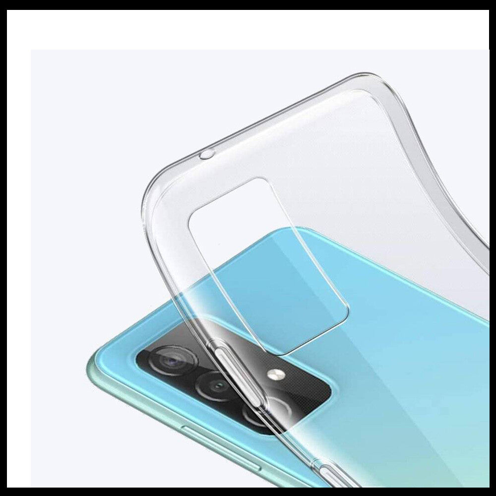 For Samsung Galaxy A72 4G / 5G Slim Clear Shockproof Gel Phone Cover