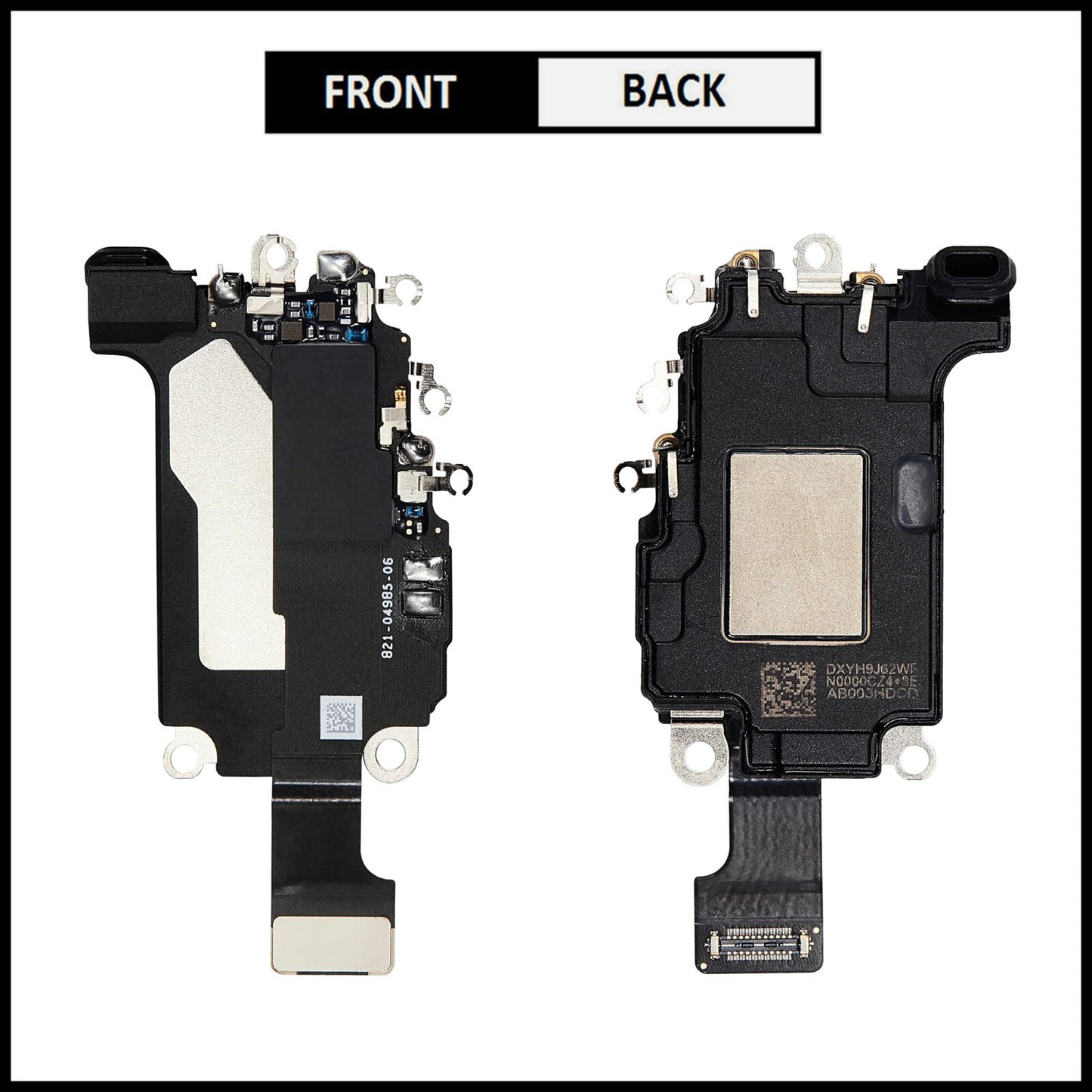 For iPhone 16 Pro Ear Speaker Sensor With Proximity Mic Earpiece Sensor Flex