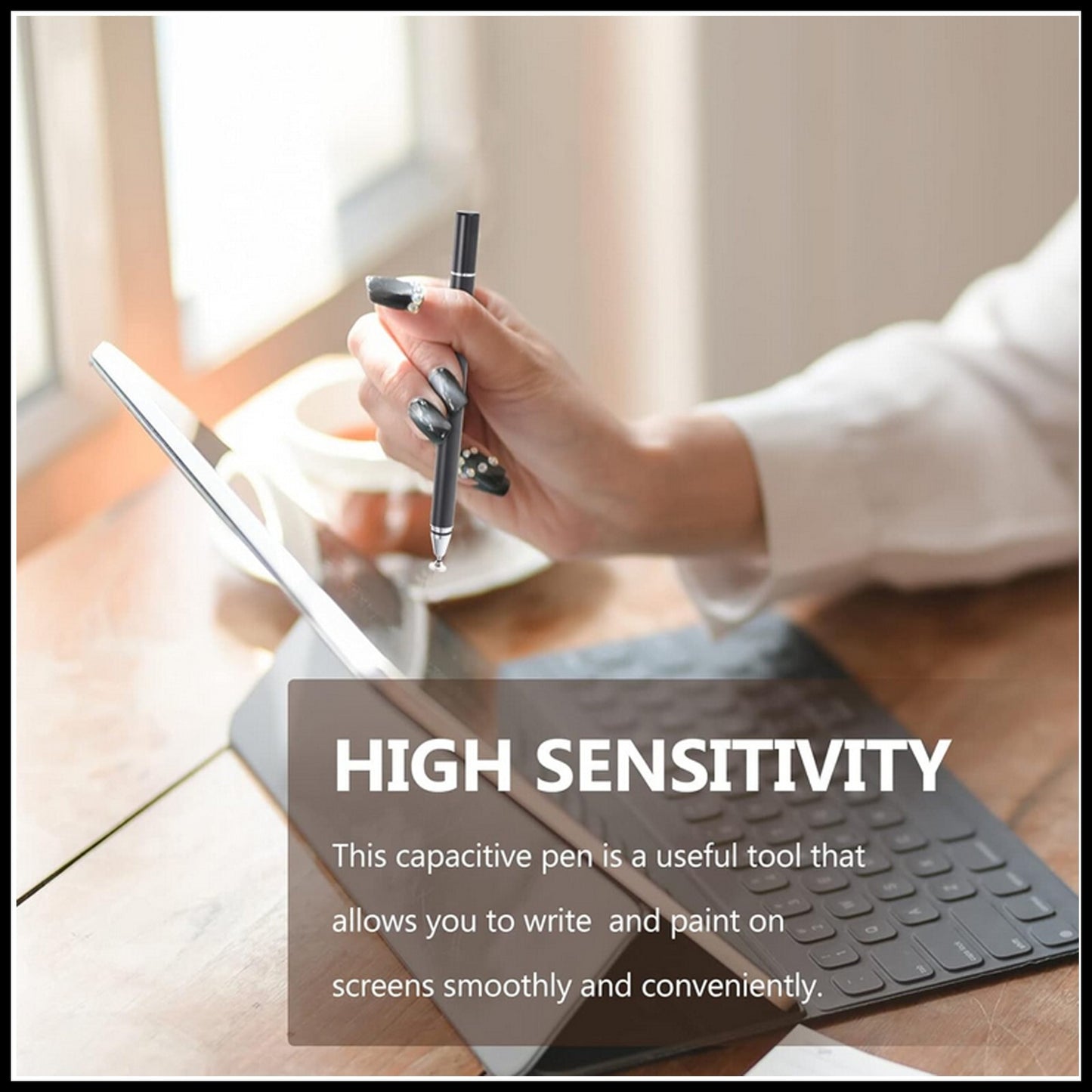 For Dadu Passive Capacitive Stylus Pen With Extra 2 Replaceable Tip