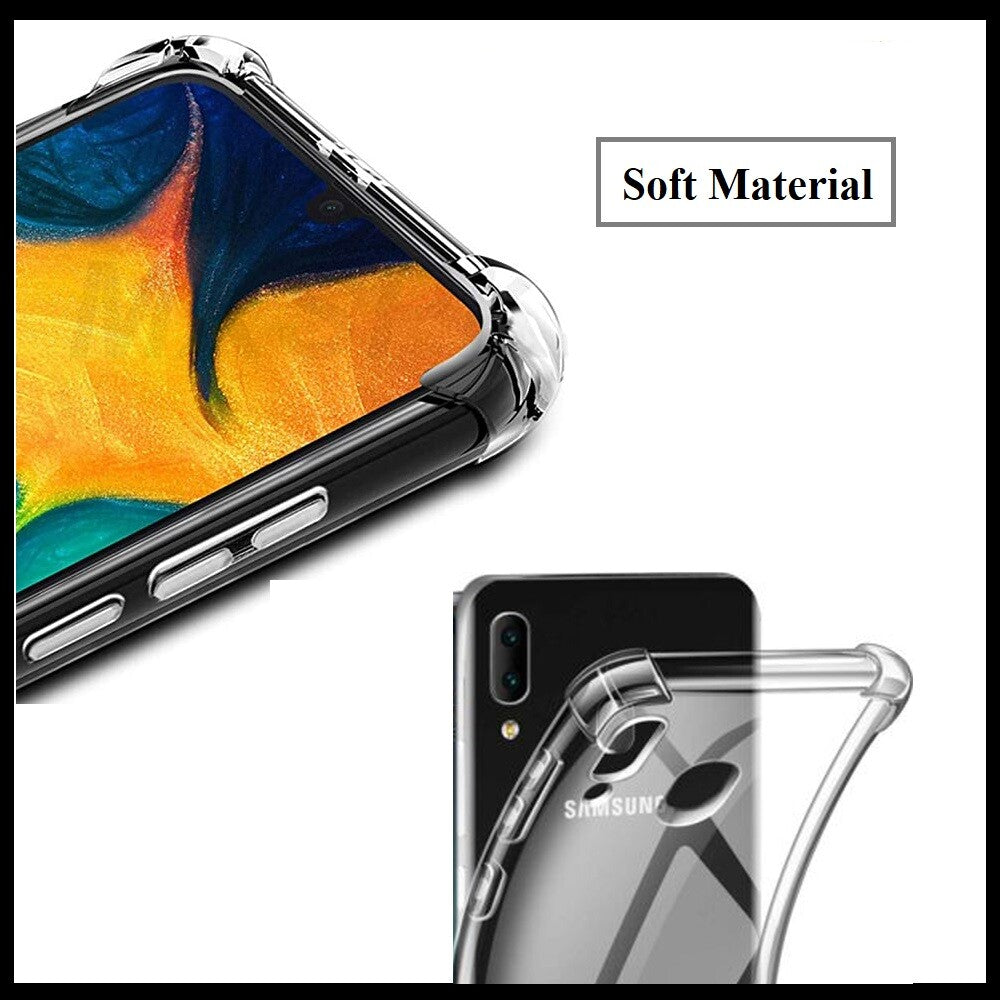 For Samsung Galaxy A20 / A30 Slim Clear Shockproof Gel Cover