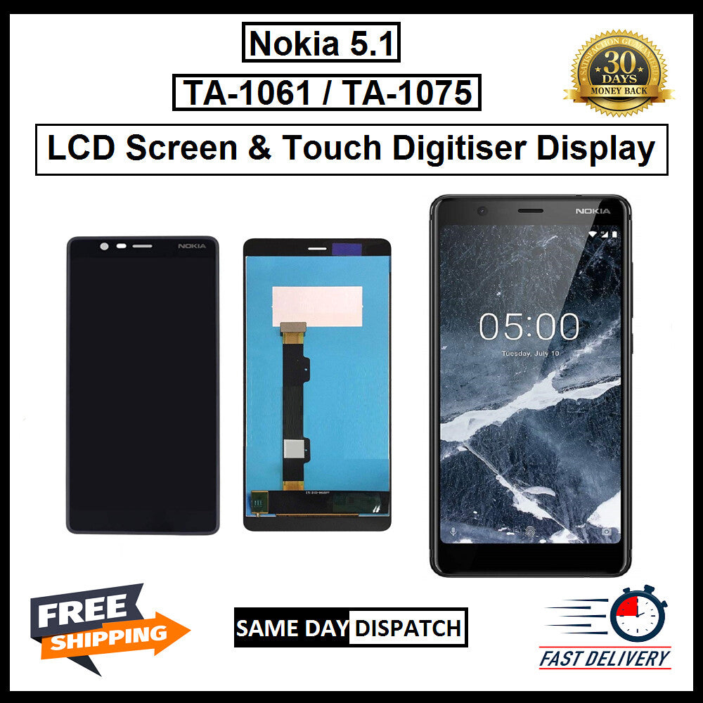 For Nokia 5.1 / TA-1061 LCD Screen Display Touch Digitizer Replacement Assembly