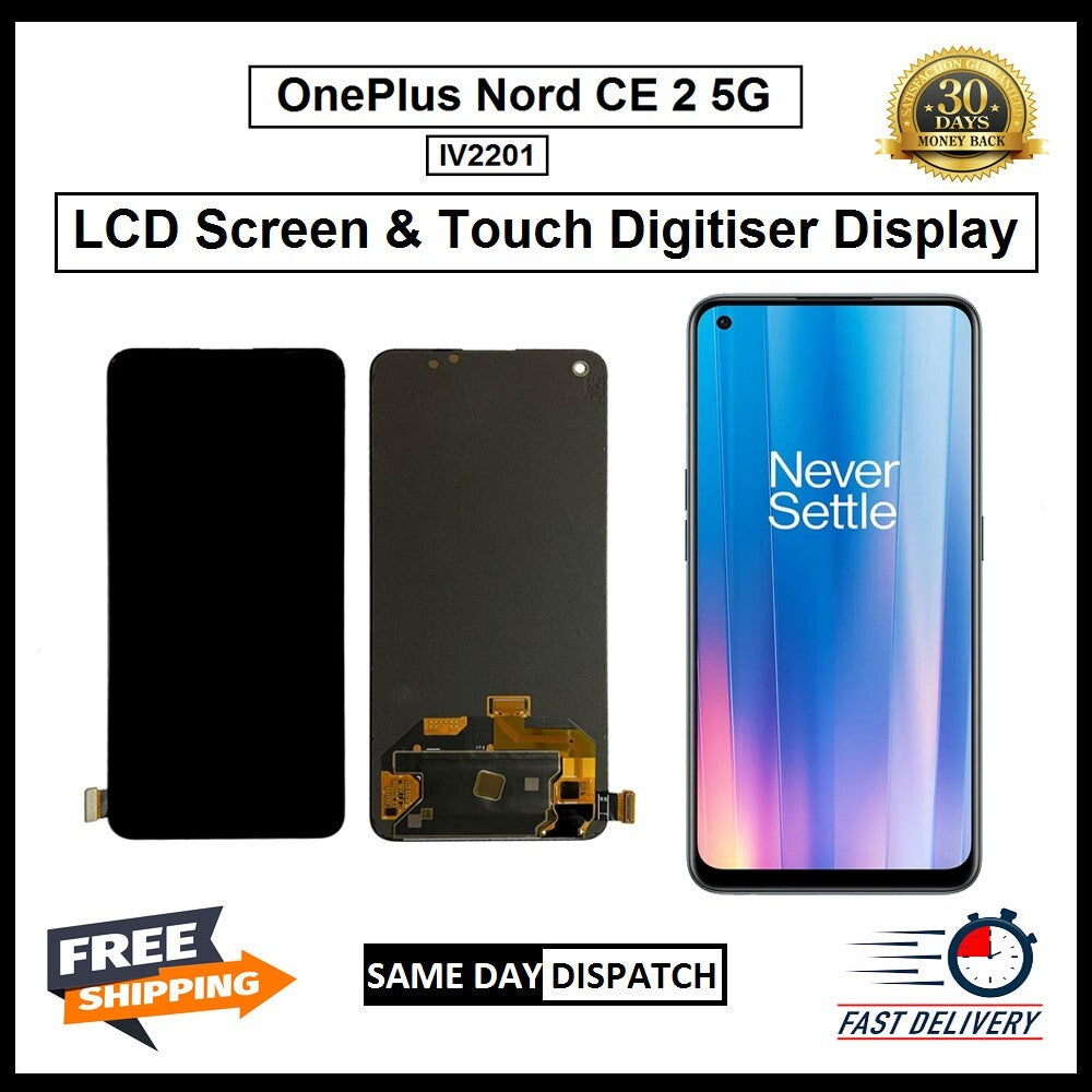 For OnePlus Nord CE 2 5G / IV2201 Display Screen Touch Digitizer Replacement LCD