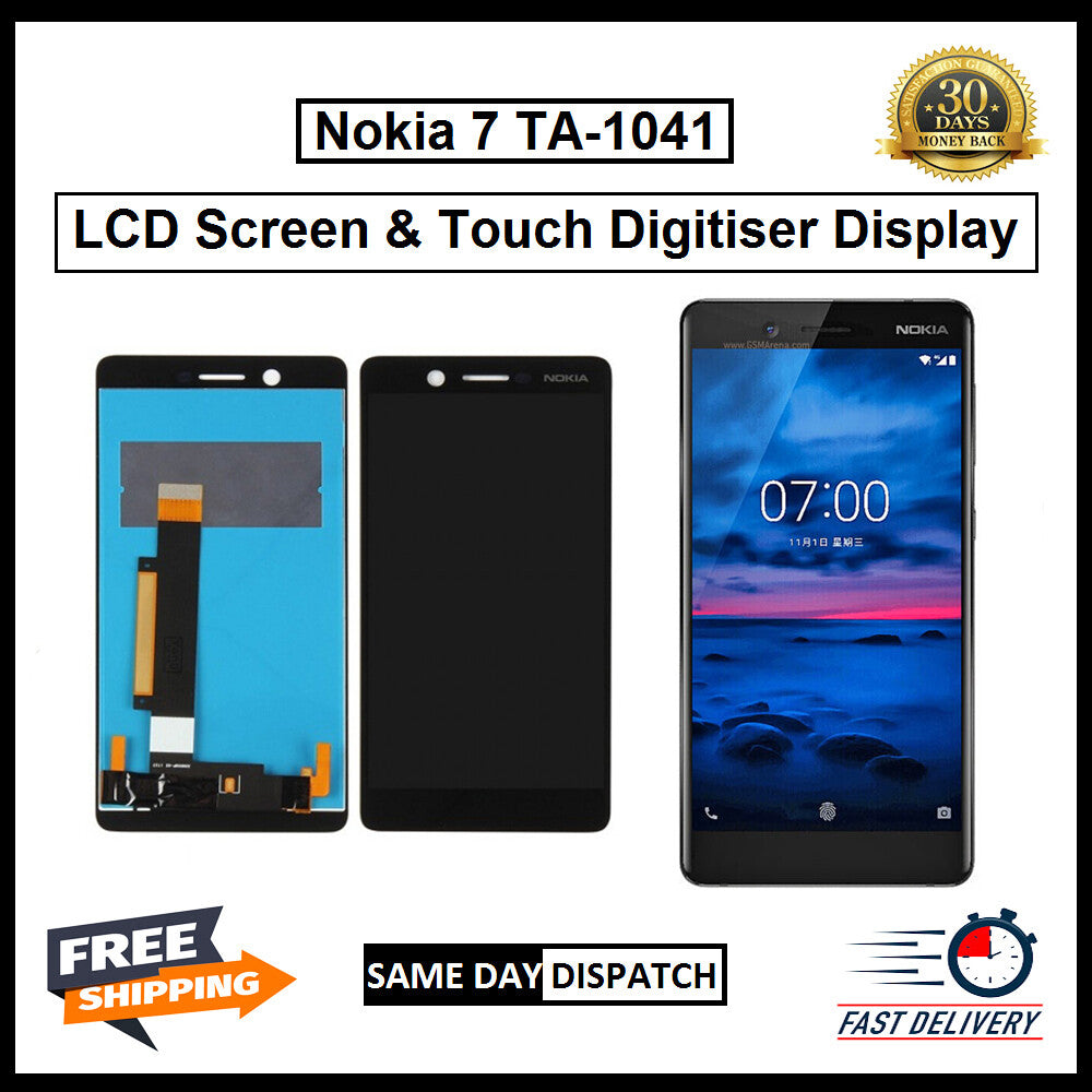 For Nokia 7 / TA-1041 LCD Screen Display Touch Digitizer Replacement Assembly