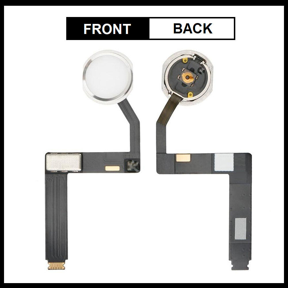 For iPad Pro 9.7 / A1673 / A1674 / A1675 Genuine Home Button Flex Black / White