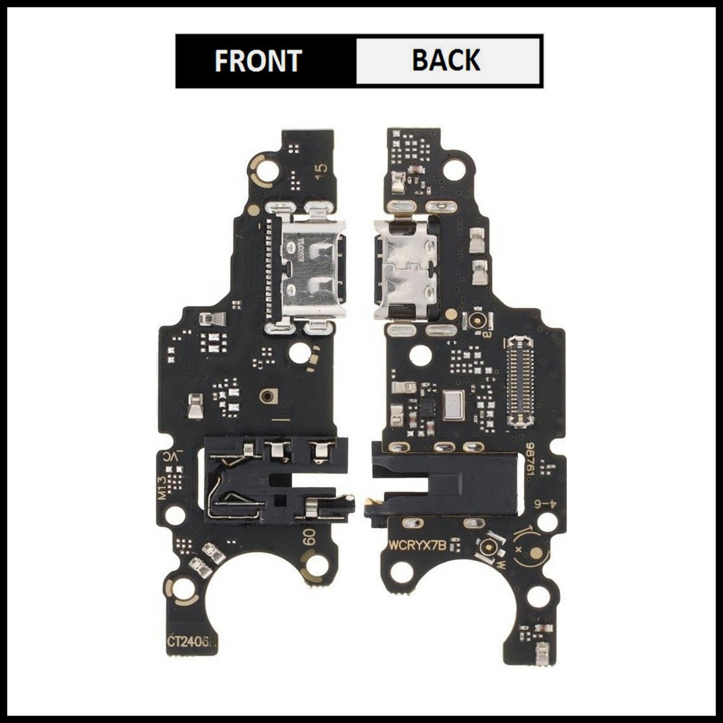 For Huawei Honor X7b Replacement Charging Port Board Flex Connector