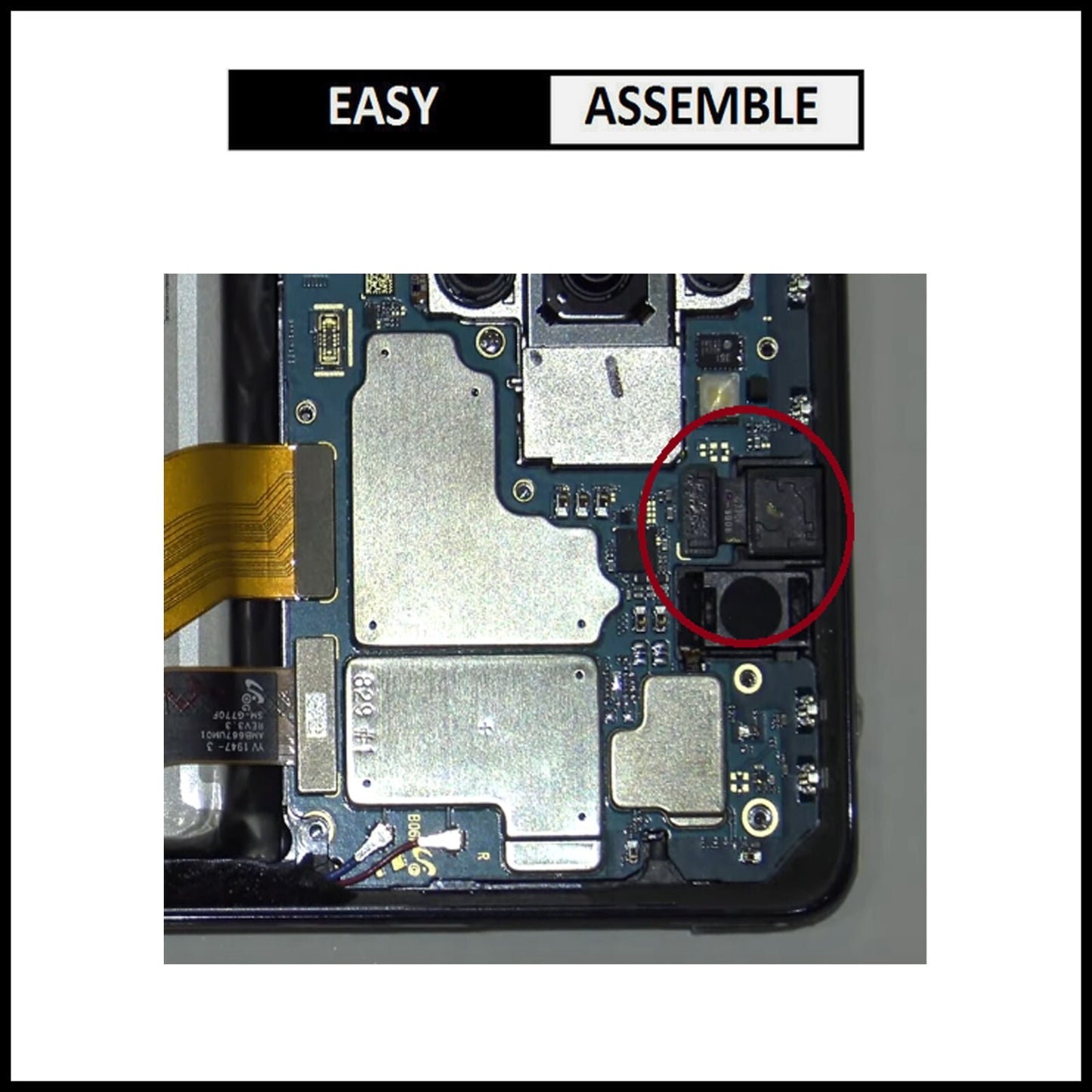 For Samsung Galaxy S10 Lite /SM-G770F Front Camera With Front Facing Replacement