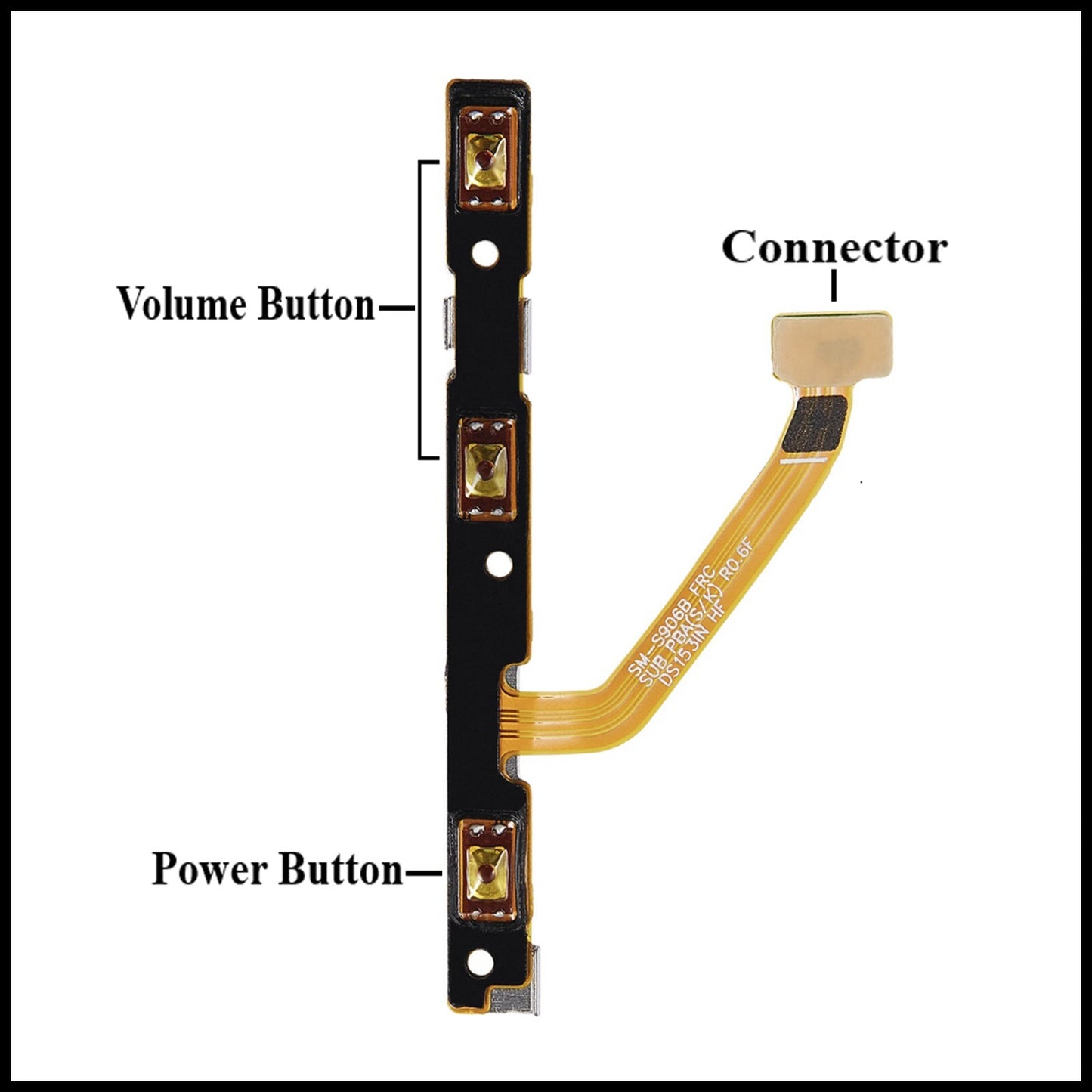 For Samsung Galaxy S22 Plus 5G Power Flex Cable & Volume Button Flex Replacement